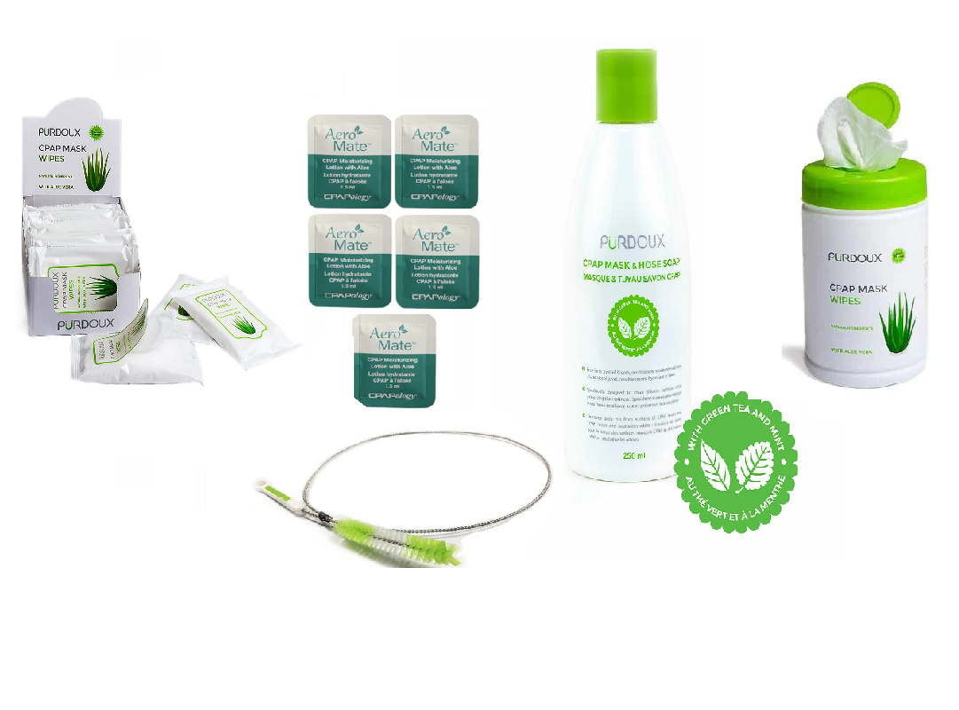 GREEN TEA & MINT / ALOE - CLEANING SET
