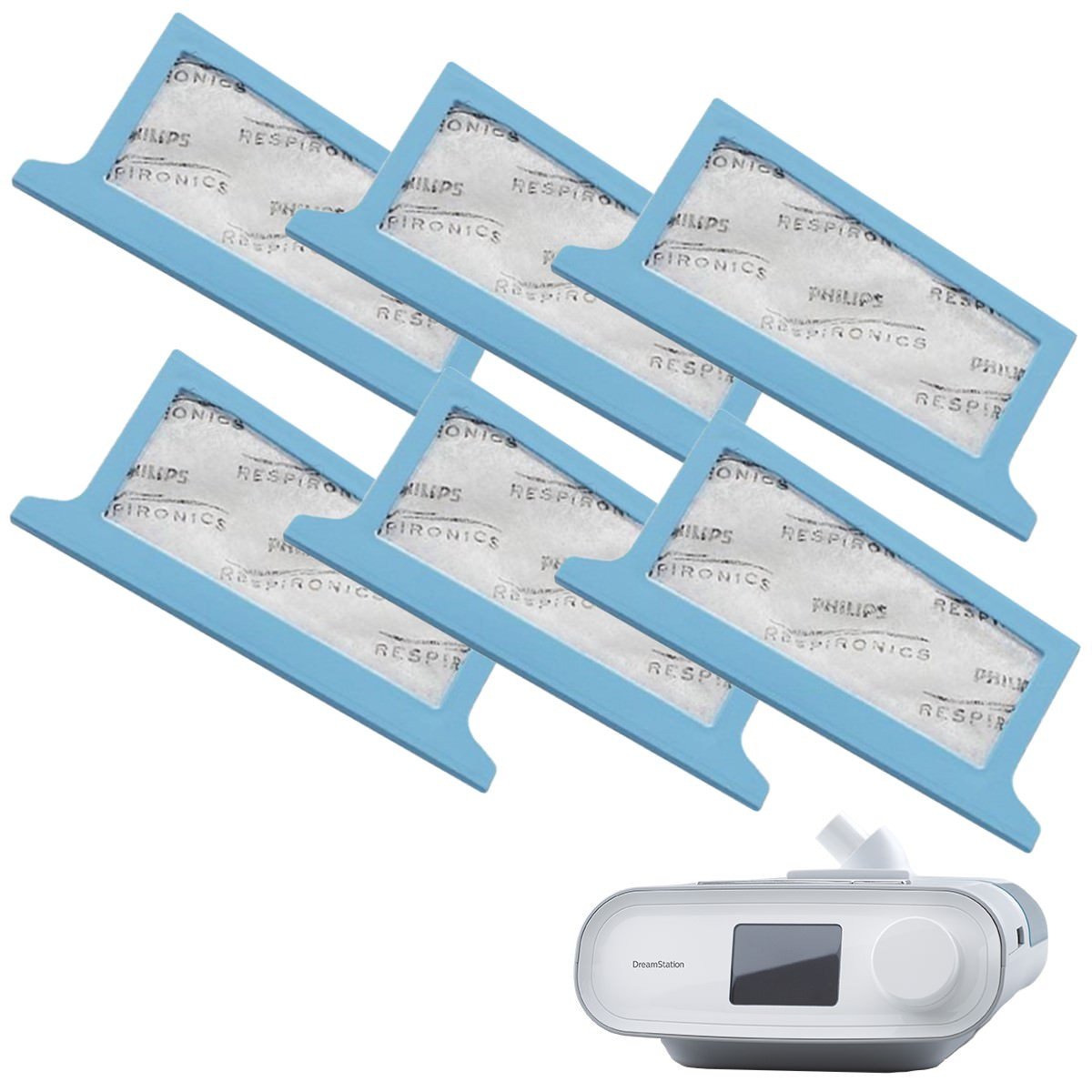 Ultra-fine disposable hypoallergenic filters for Dreamstation 1
