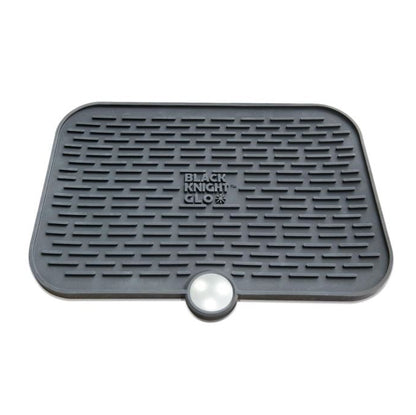 Black Knight GLO - Protection de table de chevet avec lumière incluse