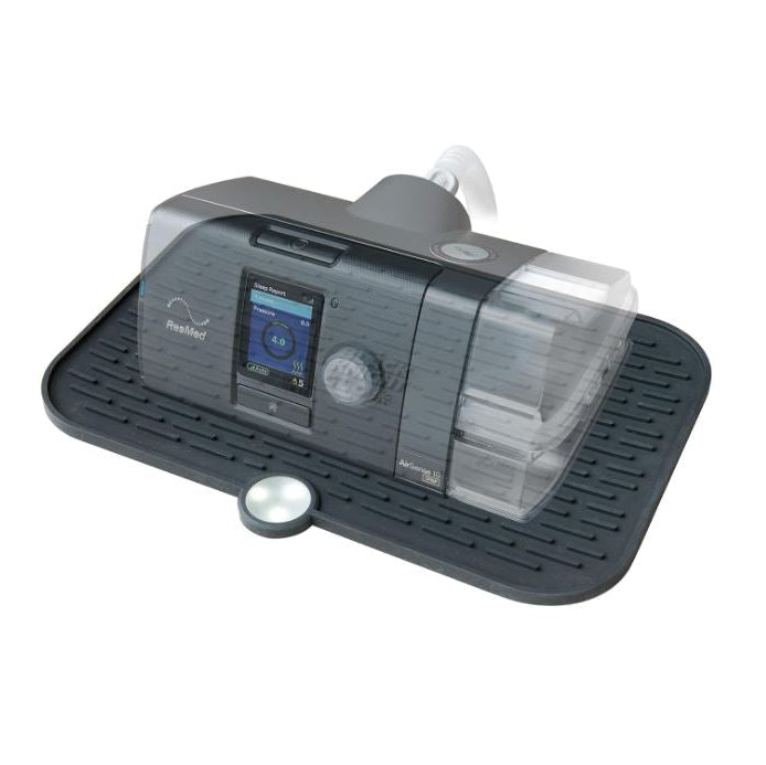 Black Knight GLO - Protection de table de chevet avec lumière incluse