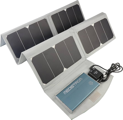 50W solar panel for Pilot 12V or 24V Lite portable battery from Medistrom