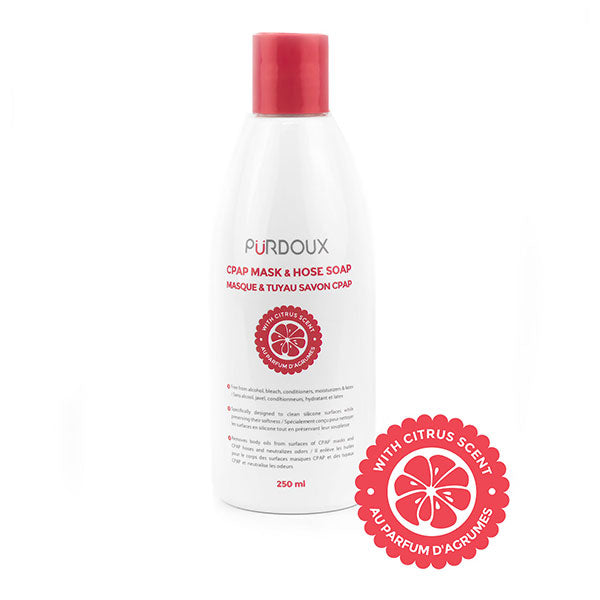 Purdoux mask and tubing cleaning soap